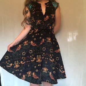 Birds of a Feather Anthropologie dress